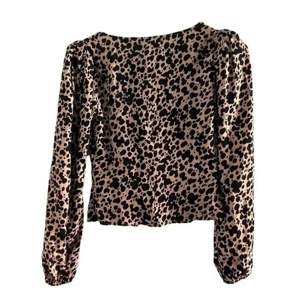 Reformation Nell Long Sleeve Top (Blitz) B727 - Picture 2 of 3